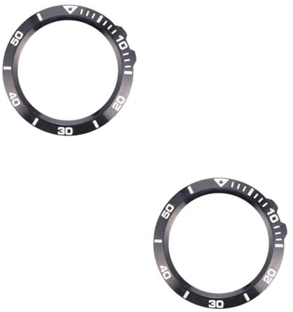 OSALADI 2 Cubiertas Adhesivas De Metal Duraderas para Bisel De Reloj Fenix 3 Cubierta Protectora De Esfera