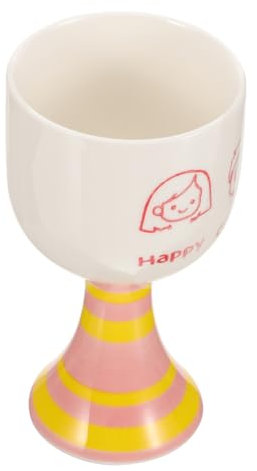 COLLBATH Cups for Desserts Party Wine Cups Ceramic Dessert Goblet Desserts Cups Ceramic Beverage Goblet Ceramic Goblet Dessert Cups Ice Cream Cups Girl Container Cake Ceramics