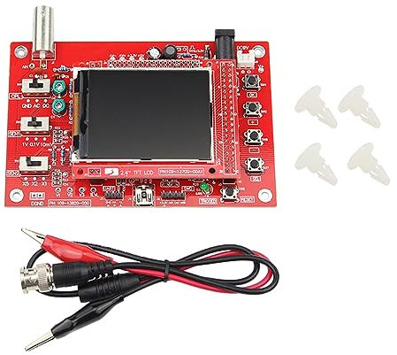 WELLDOER Digitales Oszilloskop-Set, komplett montierter ARMCortexM3-Prozessor mit 6,1 cm Farb-TFT-Display für Elektronik-Oszilloskop