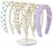 Adugay Kopfband-Halter, Organizer, Stirnband-Ständer für Mädchenzimmer, Maus-Ohren-Aufbewahrung für Damen, Haar-Accessoires (goldener Kopfband-Halter)