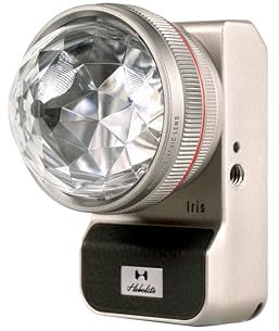 Hobolite Iris Portable LED Photography Light Creator Kit with LCD Display, App Control, CRI/TLCI 96+, 2700-6500K Bi-Color On Camera Light for Content Creators, 5W, Black