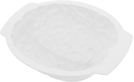 PRETYZOOM Halloween Kuchenform Gehirn Ausstechformen Silikon Tiefe Schokoladenformen Halloween Backdekorationen