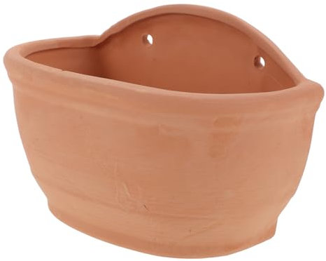 Levemolo Pot De Fleurs Mural Terre Cuite Jardinière Suspendue pour Balcon Et Intérieur avec Trou De Drainage Décoration pour Plantes Et Fleurs