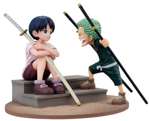 Ichibansho Figure - One Piece - Roronoa Zoro & Kuina (Road to Down), Bandai Spirits Revible Moment Collectible Statue