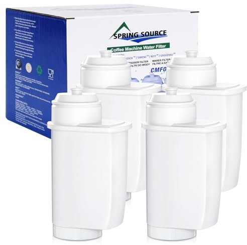 4 Stück Wasserfilter, verringert den Kalkgehalt des Wassers,für Kaffeevollautomaten der EQ.Serie, Ersatzwasserfilter für Siemens® EQ Series, Wasserfilter Kaffeevollautomat für Bosch® TCZ7003, TCZ7033
