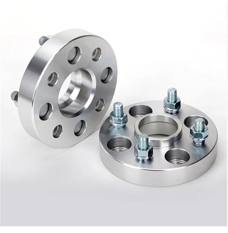 Spurverbreiterung 2 Stücke 20/25/30/35mm PCD 4x100 CB 57,1mm Spurverbreiterungsadapter 4 Loch Für VW Für Polo Für Jetta Für Gol Für UP Für Santana M12XP1.5 Auto Rad Distanzscheiben(20mm)