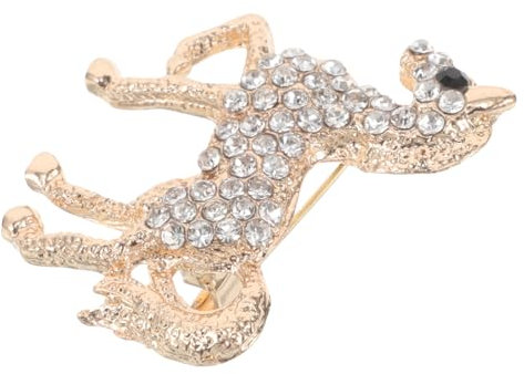 Ipetboom Rhinestone Pferde Brosche für Damen Tier-anstecknadel aus Zinklegierung Langlebig und Vielseitig für Freundinnen und Familie Einfach zu Tragen