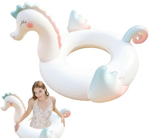 Palaufr Schwimmreifen Mit Sonnendach Für Erwachsene | Aufblasbare Schwimminsel Mit Sonnendach Für Erwachsene,Klappbarer Sicherer Poolreifen Für Seen Gartenpartys Flüsse Und Familien