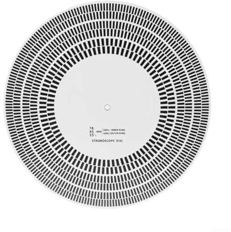 Drehzahlmesswerkzeug, Kalibrierung, Stroboskopscheibe für genaue Vinyl-Schallplatten-Anpassungen