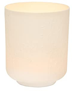 Räder 14385 LIVING - Poesielicht - Teelichthalter - Gräser & Blüten - groß - Porzellan - Ø 10,5cm - Höhe 13cm