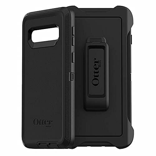 OtterBox Defender Hülle für Galaxy S10, stoßfest, sturzsicher, Ultra-robust, schützende Hülle, 4X getestet nach Militärstandard, Schwarz