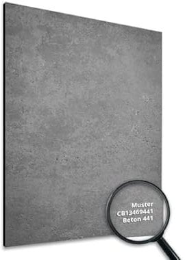 NORILIVING Muster Duschrückwand Fliesenersatz Dusche 20x29 cm Motiv Beton | Duschwand ohne Bohren 3 teilig | Aluverbundplatte 3 mm