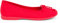 Pisamonas Bailarinas Niña Manoletina Tela Lacito Size 35 Color Rojo