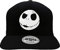 Heroes Inc. Nightmare Before Weihnachtsjacke, flach, Schwarz, verstellbar, Snapback Cap