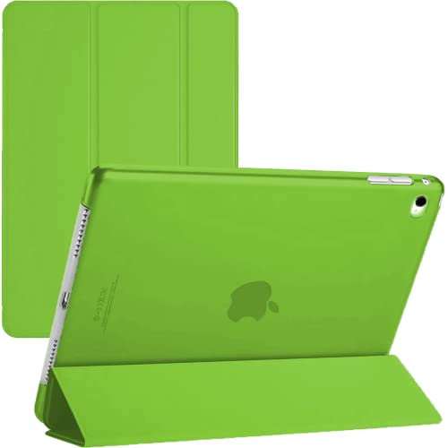 TechDealsUK Per iPad Air 2a Generazione (2014) A1566 A1567 Custodia Magnetica Intelligente con Supporto con riattivazione/Sonno Automatica per iPad Air 2 (Verde)
