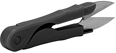 Tijeras De Sastre con Bordado De Punto De Cruz, Mini Tijeras De Coser Portátiles En U, Cortador De Hilo, Cortador De Sastre, Mini Tijeras Pequeñas, Pinza De Recorte[Negro] Tijeras