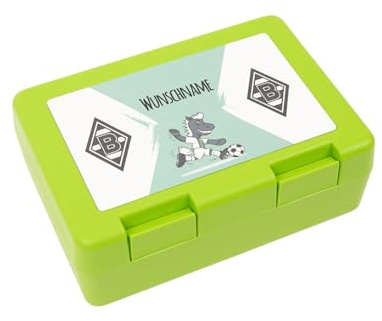 Borussia Mönchengladbach Brotdose „Jünter“ | Offizieller Fanartikel Fohlenshop | Personalisierbar | Praktische Lunchbox für Fans