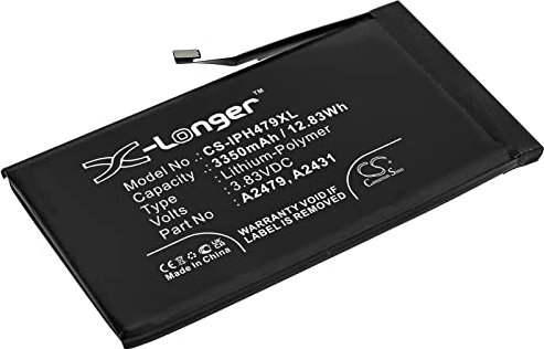 Techtek battery compatible with [Apple] iPhone 12, iPhone 12 Max, iPhone 12 Pro replaces A2431, for A2479