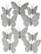 10 Stk Feder Schmetterlinge WEISS Hochzeitsdeko Vintage Federschmetterlinge mit Clip Klammer Deko Tischschmuck Geburtstag Taufe Festtafel Einladungen Hochzeit Schmetterling Mitbringsel Frühlingsdeko
