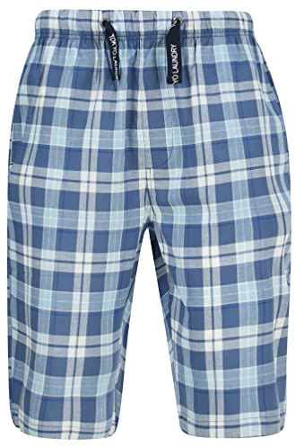 Tokyo Laundry Mens Makin Checked Knee Length Pyjama Shorts