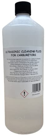 DWChemicals Ultrasonic Carburettor Engine Machine Parts Cleaning Fluid, Home or Professional Use On All Metals (250ml)