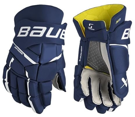 Bauer Supreme M3 Handschuhe Intermediate, Größe:12 Zoll, Farbe:Navy