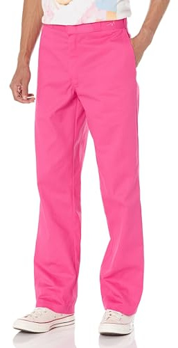 Dickies Breast Cancer Awareness Men's Original 874 Work Pant, Pink Yarrow, 28W x 30L