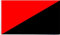 Bandera de 3 x 5 pies (sin mástil) 3 x 5 pies sólido rojo y negro bandera anarquista anarquista dormitorio hombre cueva protesta