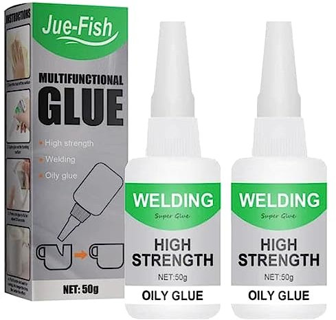 Jue Fish Glue, Welding High-Strength Oily Glue Powerful Universal Super Glue, Jue Fish Multifunctional Glue High Strength Oil-Based Welding Adhesive,10s Quick Repair Of Metal, Plastic, Wood, Glass