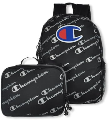 Champion Unisex Munch Rucksack Lunch Kit Combo - Schwarz - One Size