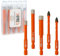 BGTEC Foret Diamant Sec - Foret pour Carrelage 6/6/8/10mm avec Tige Hexagonale à Changement Rapide et Foret en Carbure de 6mm pour le Granit, Marbre, Porcelaine et Céramique，5pcs