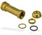 Caleffi 870050 Messing PE Reparaturmuffe 50 mm Reparaturkupplung für PE Rohre Kunststoffrohre Wasserleitung