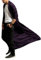 Oanviso Cappotto Lungo Uomo Giacca a Vento Giacca Poncho Maniche Lunghe Giubbotti Casual Primavera Autunno Trench Sottile Elegante Moda Cappotto Lungo A Viola M