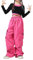 Pantalon Cargo Adolescente Enfant Fille 3-14 Ans Ample Pantalon Fille Large Taille Elastique avec Cordon De Serrage Printemps Chic Confortable Casual Sport Jogging Streetwear (8-9 Ans, Rose)