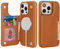 SailorTech for iPhone 14 Pro Max Case with Credit Card Holder Magsafe, iPhone 14 Pro Max Phone Leather Case for Women Compatible mag safe Card Slots Durable Shockproof Wallet Case - Brown