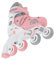 GLOBBER Learning Skates 2in1, Inline- und Quad-Skates Kinder, verstellbar Gr.30-33, ABEC 9, Rollengröße 54x24 mm, rosa