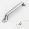Amerdeco 10 Pack Brushed Satin Nickel Retro Cabinet Pulls 6.3 Inch(160mm) Hole Centers Kitchen Cabinet Handles Solid Zinc Alloy Cabinet Hardware Drawer Pulls AM009
