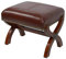 CMJSGG Sofahocker - Ledersofa-Pedale, einzelner Hocker mit Massivholzsofa, zusammenklappbarer Schlafzimmer-Garderobenhocker, als Fußhocker zu tragen