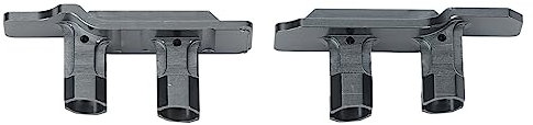 Support de Batterie de Grande Taille 3S 4s, Maintien avec Sangle de Batterie pour Traxxas Maxx 1/10 RC, Pièces de Mise à Niveau de Voiture, Alliage D'aluminium Métallique (Gris)