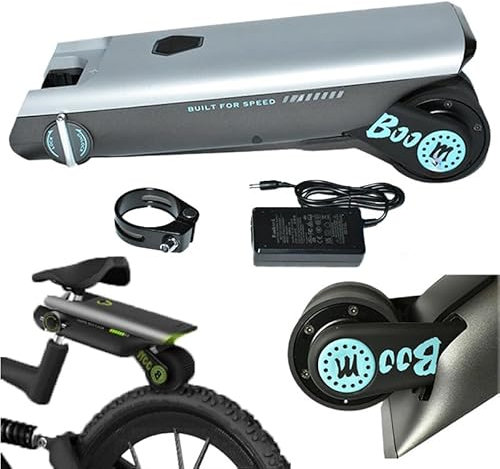 Bicycle Booster, Speedy Setup Electric Bike Conversion Kit with 6 Seat post Adapter, 1 Seat Post Clamp, Suitable For Urban Paved Roads and Gravel Roads, Mountain Bike and Road Bike