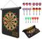 ROLEDY® Magnetisch Dartscheibe Kinder Doppelseitige Dartscheibe mit 12 Dartpfeilen & 6 Ersatzflügel, Outdoor-Spielzeug, Dartboard Geschenke für Kinder 4 5 6 7 8 9 10 11 12 Jahre Indoor Outdoor Spiel