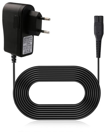 Caricabatterie da 5,5 V Compatibile con Lavavetri kar-Cher WV1, WV1 Plus, WV2 Plus, WV2, WV5, WV5 Premium 2nd Generazione, WV51, WV55, WV60, WV70 - Cavo di Alimentazione Durevole e Sicurezza