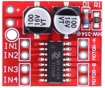 AMZLORD L298n Motor Triver Controller Board Dual H Bridge Mini Dual Stepper Motor Antriebsmodul 2.5a zwei Kanalumkehr PWM -Geschwindigkeit Elektronische Komponenten