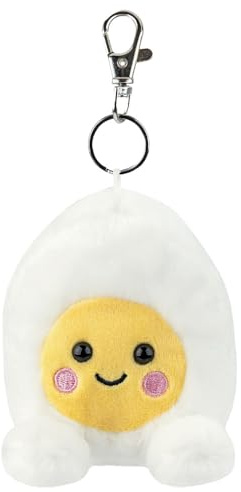 AURORA 61640, Palm Pals Bobby Egg Clip-On, 10cm, Soft Toy, White