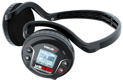 XP Metal Detectors WS6 ST Ultraschneller kabelloser Stereo-Kopfhörer mit eigenständiger Einheit zur Steuerung des Deus II, kompakte und intelligente Bauweise, ergonomisch, leicht, regenfest (WS6ST)