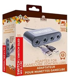 Born To Vape presente Adaptateur 4 Manettes Game Cube sur SWITCH et Wii U et son sticker BTV exclusif collectionnable