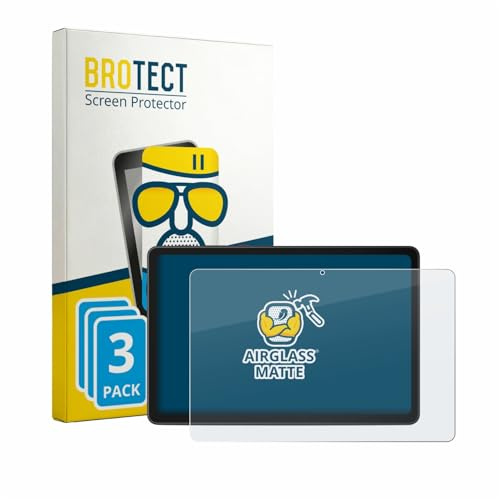BROTECT Entspiegelungs Schutzglas für Lenovo ThinkTab X11 Gen 1 (3 Stück) Schutzfolie Glas Matt [Extrem Kratzfest 9H, Anti-Reflex, Anti-Fingerprint]