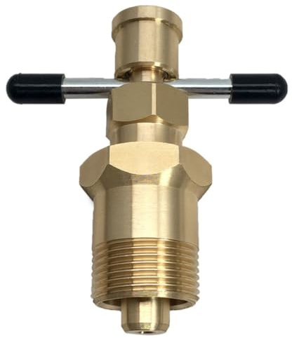 UKCOCO Outil D'extraction de Laiton, Extracteur D'olives Manuel, 15mm et 22mm, Laiton, pour Raccords à Compression Cuivre Massif, Outillage Plomberie