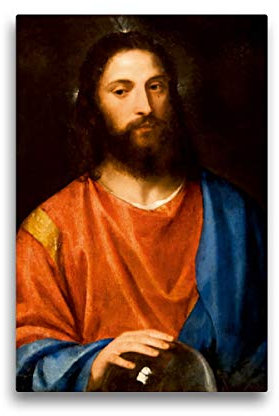 Premium Textil-Leinwand 30 x 45 cm Hoch-Format Jesus Christus - Das Leben Christi auf Gemälden der alten Meister, Leinwanddruck von Alexander Bartek