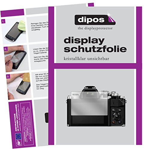 dipos I 6x Screen Protector compatible with Olympus OM-D E-M10 Mark II Protection Films clear